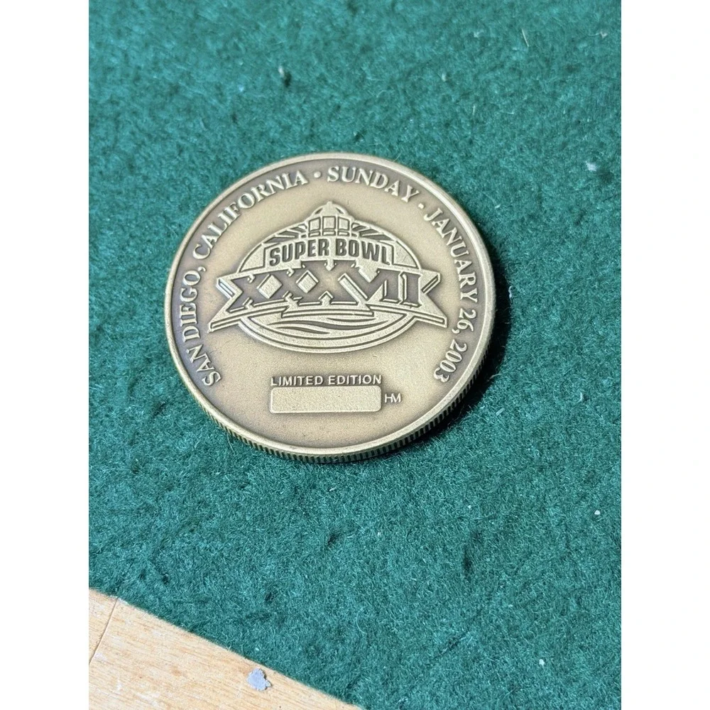 Tampa Bay‎ Buccaneers Super Bowl XXXVII Champions Coin 2002 NFL Limited